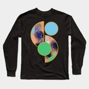Modern abstract minimalist boho chic contemporary 361 Original Long Sleeve T-Shirt